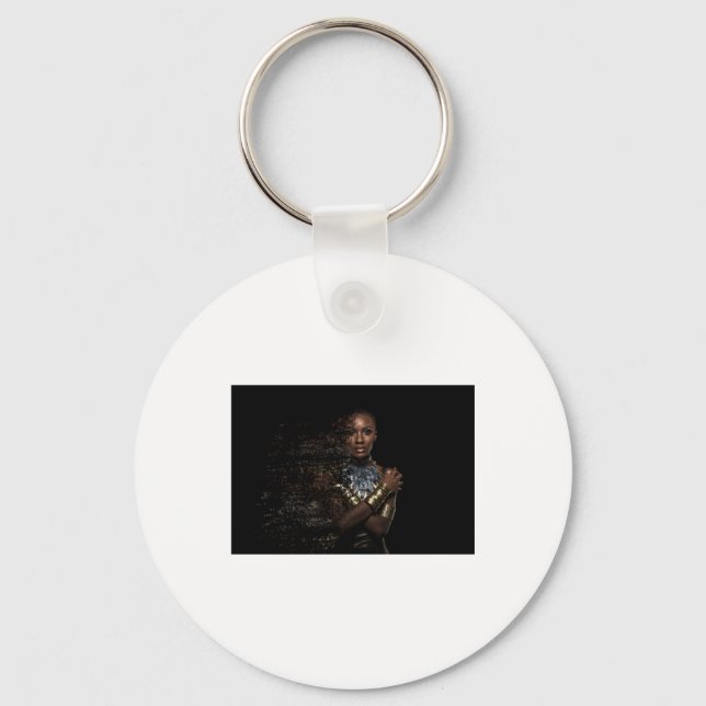 Llavero Pegatina de Dispersión de Reina Negra (Anverso)