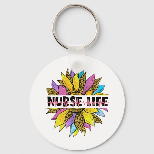 Llavero Pegatina de Enfermería (Anverso)