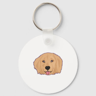 Llavero Pegatina de Golden Retriever