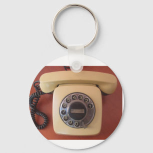 Llavero Pegatina de nostalgia de teléfono vintage de la In