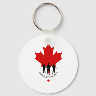Llavero Pegatina militar veterano de Canadá