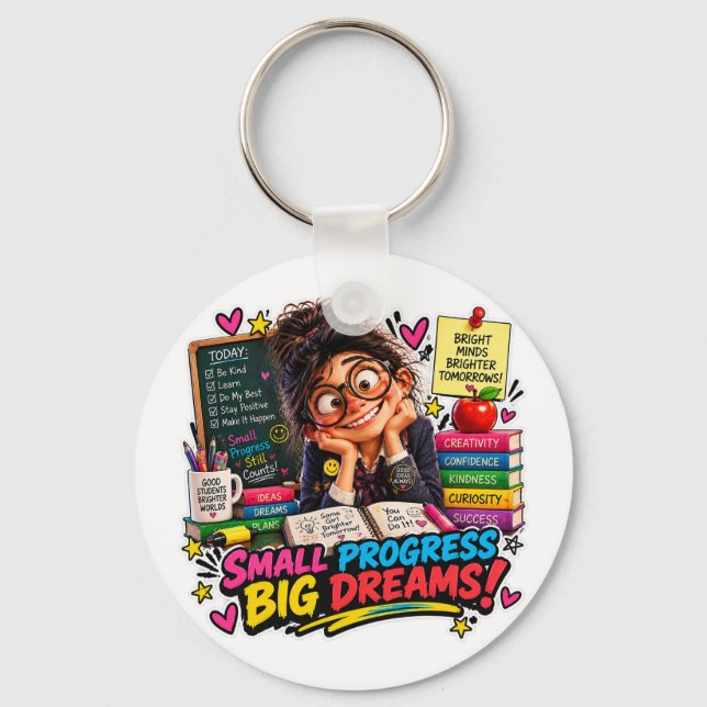 Llavero Pegatina para estudiantes de pequeños progresos gr (Anverso)