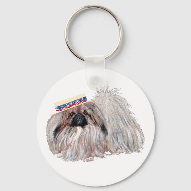 Llavero Pekinés patriótico (Anverso)