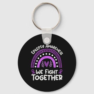 Llavero Peleamos Juntos _ Camisa De Conciencia Epilepsia _