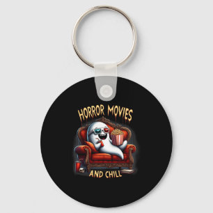 Llavero Películas Y Chill Spooky Halloween Ghost Movie Lov
