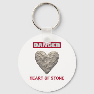 Llavero PELIGRO: Corazón de Piedra