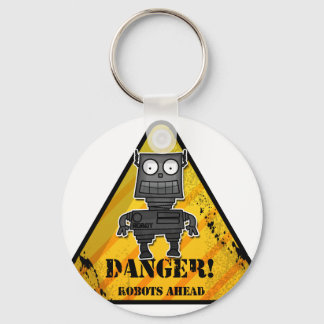 Llavero ¡Peligro! Robots Adelante