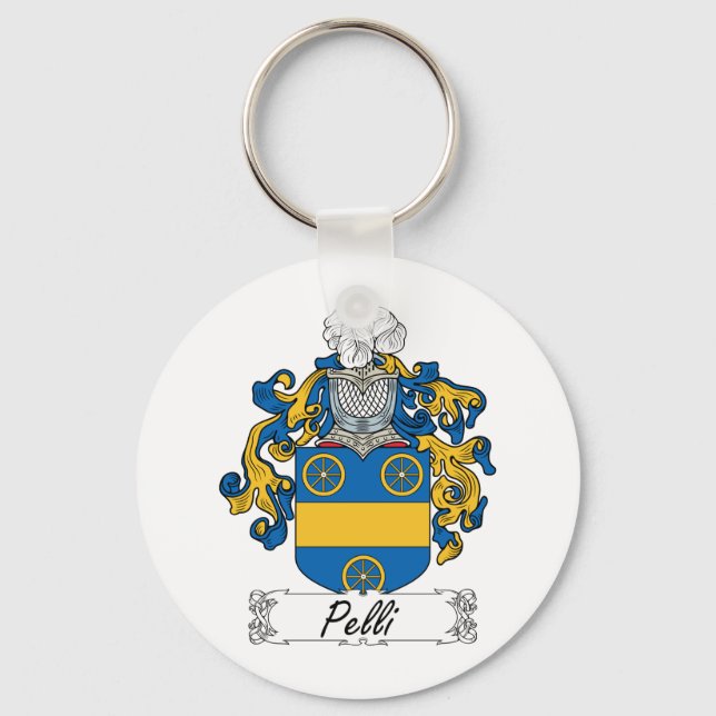 Llavero Pelli Family Crest (Anverso)