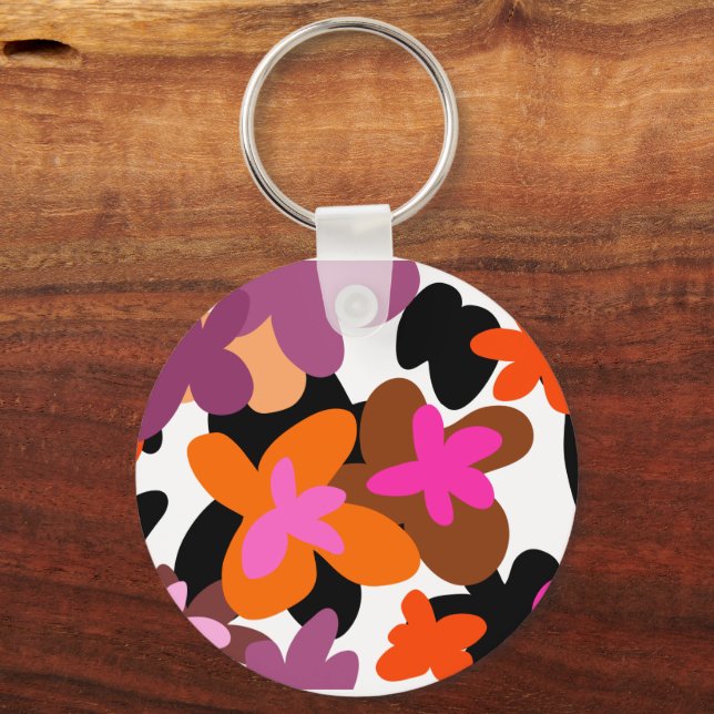 Llavero Pellizque floral (Reverso )