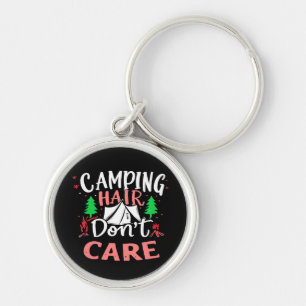 Llavero Pelo de Camping No Me Importa Divertido