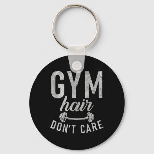 Llavero Pelo de gimnasio no importa divertido ejercicio cu