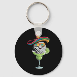Llavero Pelota de golf Cinco De Mayo con sombrero Margarit