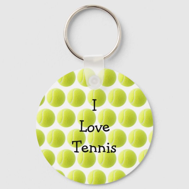 Llavero Pelota de tenis amarilla (Anverso)