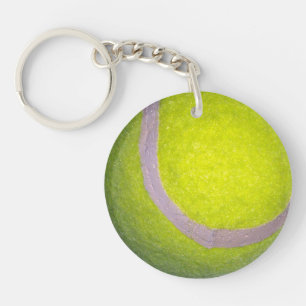 Llavero Pelota de tenis amarilla,