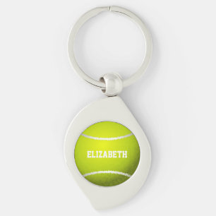Llavero Pelota de tenis amarilla Personalizado