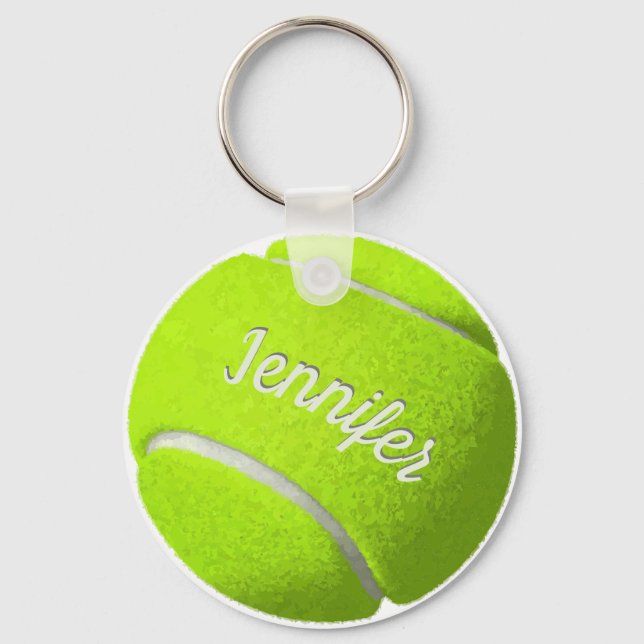 Llavero Pelota de tenis personalizada (Anverso)