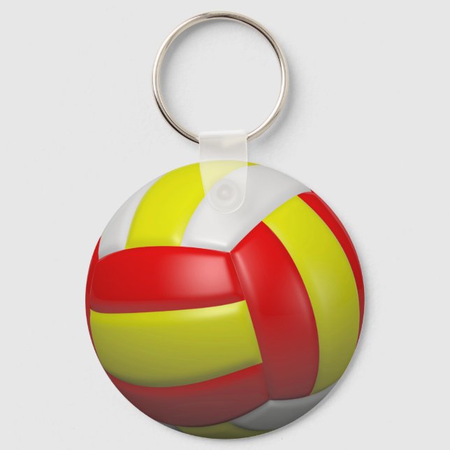 Llavero pelota de voleibol 3D (Anverso)