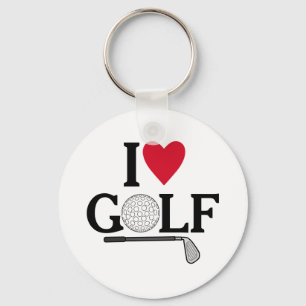 Llavero Pelotas de Golf personalizables que amo
