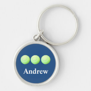 Llavero Pelotas de tenis personalizadas en una fila