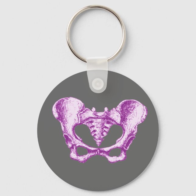 Llavero Pelvis Purple (Anverso)