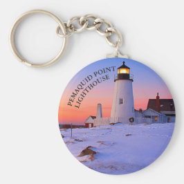 Llavero Pemaquid Point Lighthouse Maine Keychain