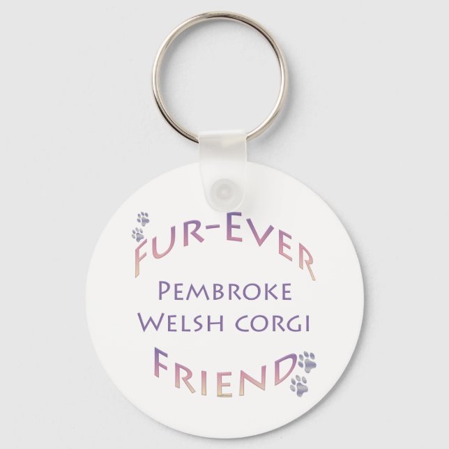 Llavero Pembroke Welsh Corgi Furever (Anverso)