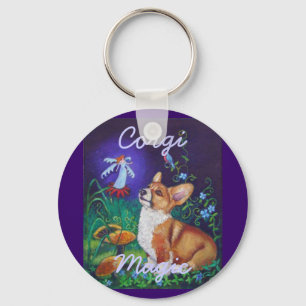 Llavero Pembroke Welsh Corgi Keychain