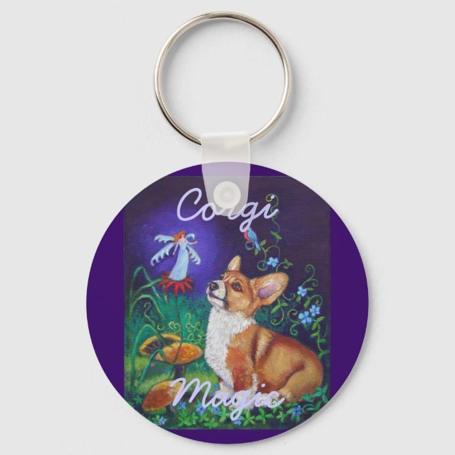 Llavero Pembroke Welsh Corgi Keychain (Anverso)