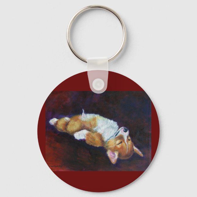 Llavero Pembroke Welsh Corgi Keychain (Anverso)