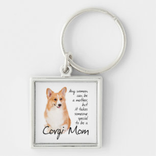 Llavero Pembroke Welsh Corgi Mom Keychain