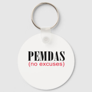 Llavero PEMDAS _ sin excusas