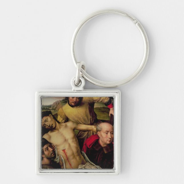 Llavero Pendiente de la cruz, el panel de la mano (Frente)