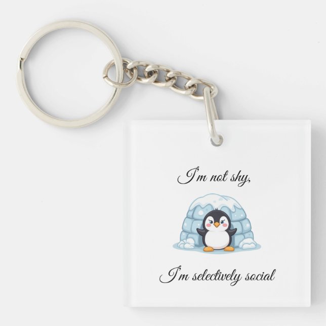 Llavero Penguin & Igloo Keychain (Frente)