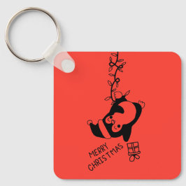 Llavero Penguine distributing christmas gifts