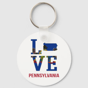 Llavero Pennsylvania State Love USA