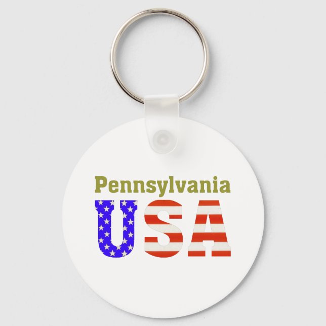 Llavero ¡Pennsylvania USA! (Anverso)