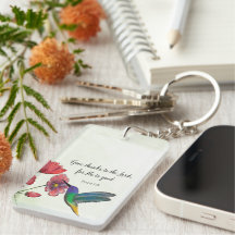 Pensamiento religioso de tus flores con Hummingbir