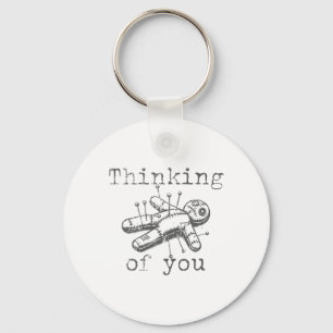 Llavero Pensando En Usted Voodoo Doll Gracioso Halloween 2