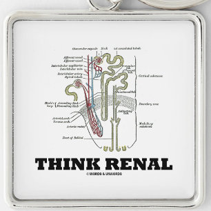 Llavero Pensar en Renal (Nefrón de riñones)