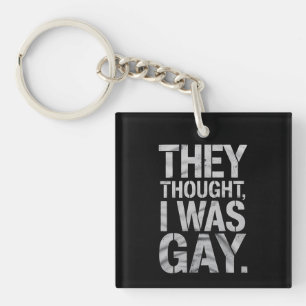 Llavero Pensaron que era un aliado del orgullo LGBTQ gay
