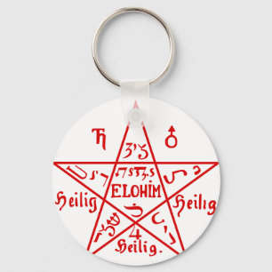 Llavero Pentacle from the Sixth Book of Moses