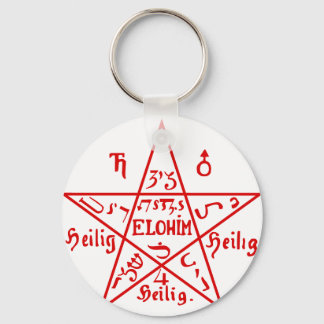 Llavero Pentacle from the Sixth Book of Moses