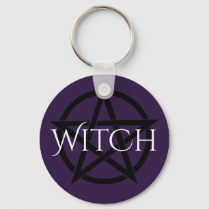 Llavero Pentacle Witch keychain