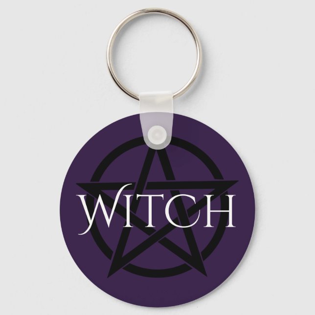 Llavero Pentacle Witch keychain (Anverso)