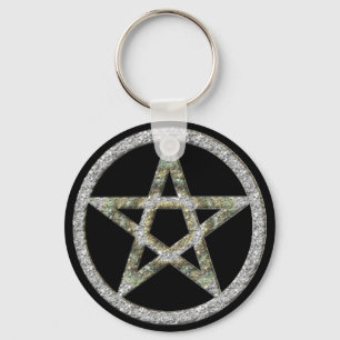 Llavero Pentagram Unisex Wicca Witch Magic Keychain