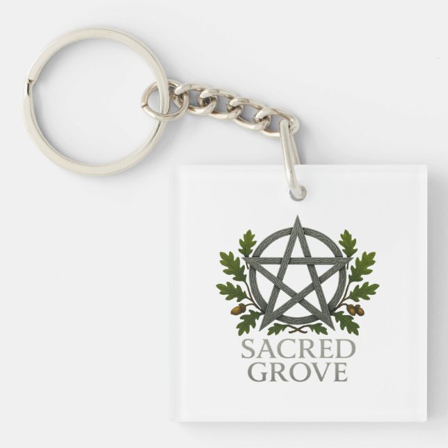 Llavero Pentagram Wiccan (Frente)
