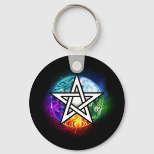 Llavero Pentagrama de Wiccan