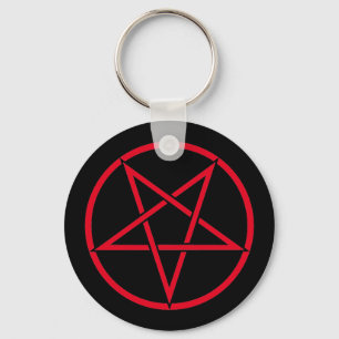 Llavero Pentagrama invertido (personalizable pentagrama)