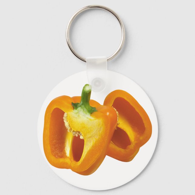 LLAVERO PEPPER DE BELL (NARANJA) (Anverso)