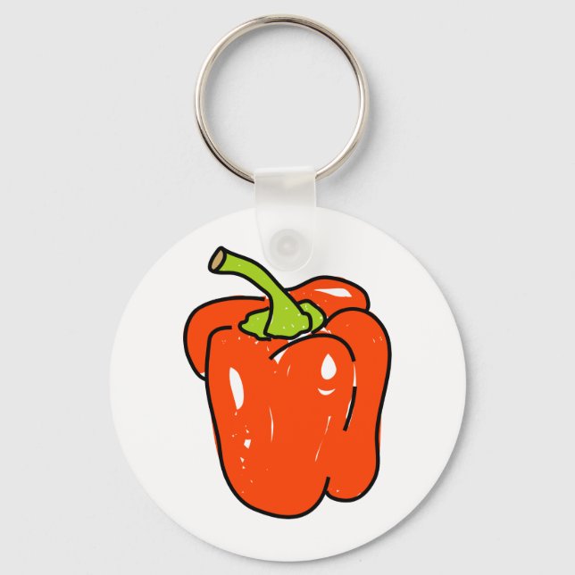 Llavero Pepper Rojo (Anverso)